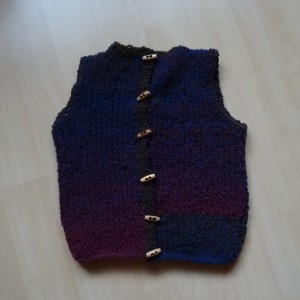 Gilet - blaurot Grösse 104 Fr. 29.-